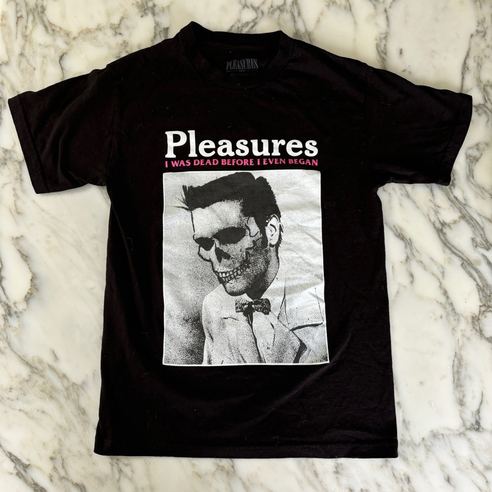 Pleasure Now graphic tee shirt. Size Small.